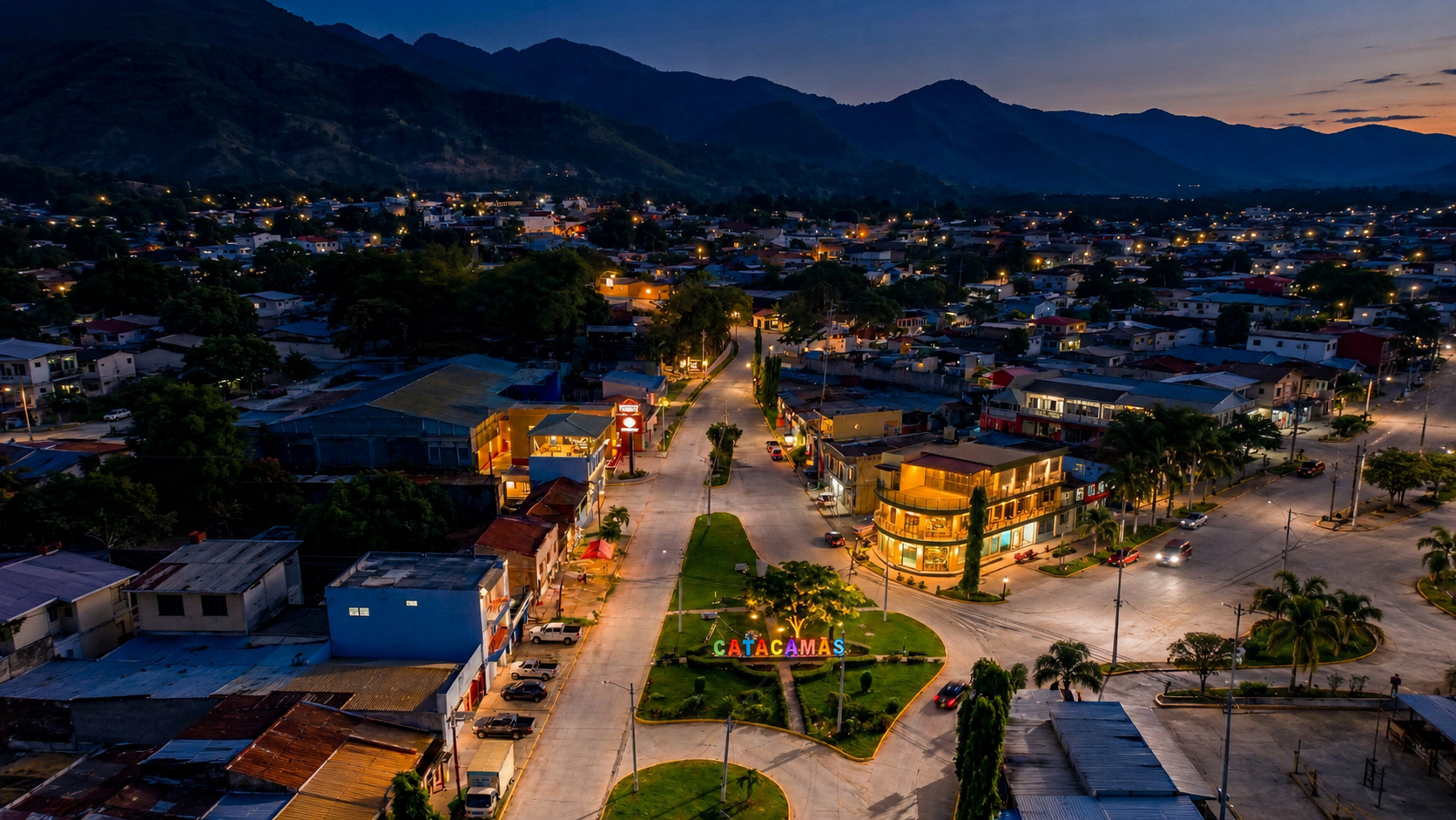 Vista aérea de Catacamas, Olancho